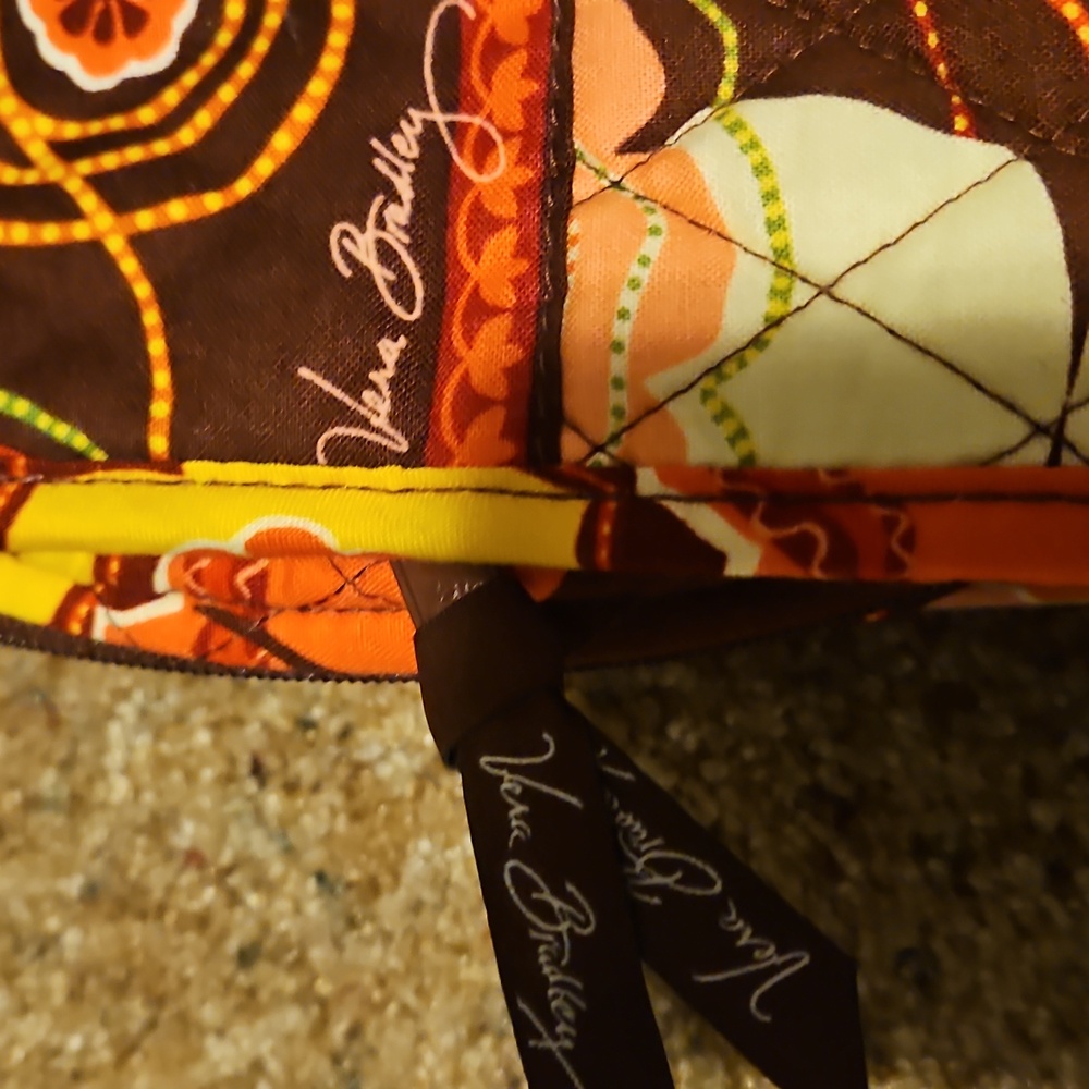 Floral Quilted Women's Shower/Travel Hanging Bag Vera Bradley Buttercup - Picture 2 of 6